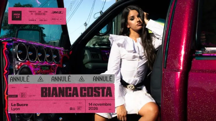 Visuel de « Bianca Costa en concert au Sucre à Lyon », publié par Totaal Rez