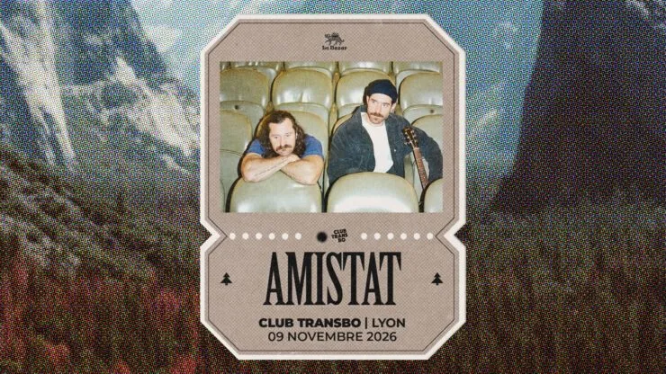 Visuel de « Concert Amistat + Orange Oak au Club Transbo », publié par Totaal Rez