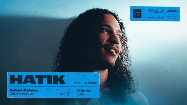 Visuel de « Concert d'Hatik au Radiant-Bellevue à Lyon », publié par Totaal Rez