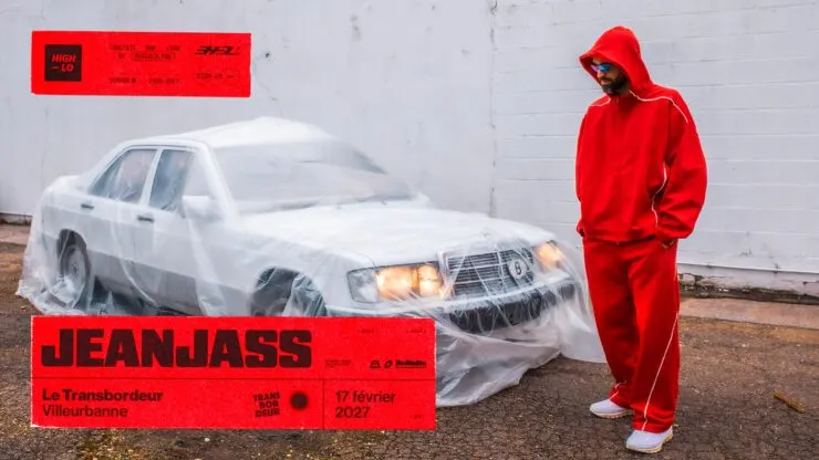 Visuel de « Concert de JEANJASS au Transbordeur », publié par Totaal Rez
