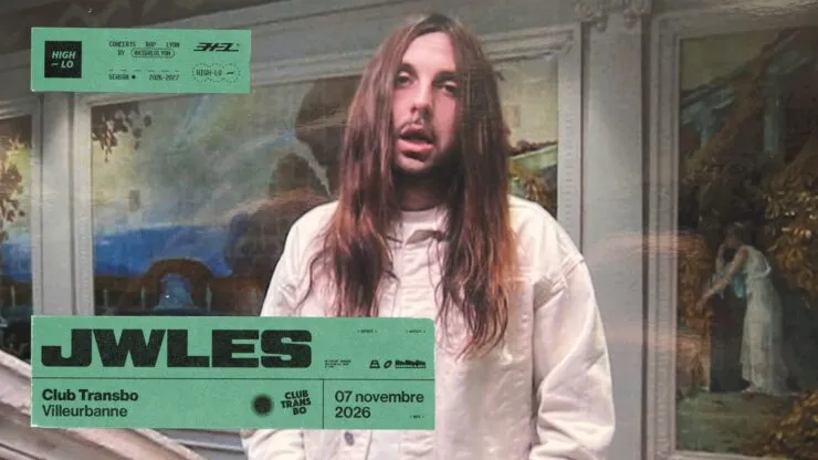 Visuel de « Concert de JWLES au Club Transbo à Villeurbanne », publié par Totaal Rez