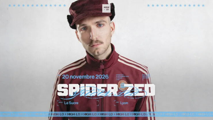 Visuel de « Concert de Spider Zed au Sucre à Lyon », publié par Totaal Rez
