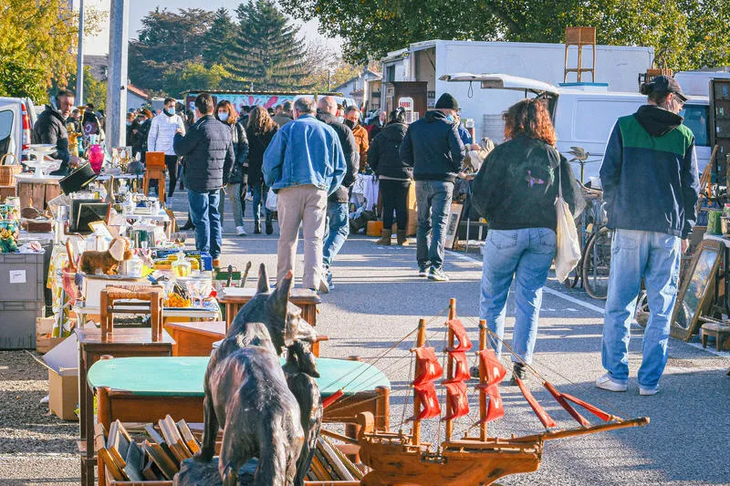 Visuel de « Déballage marchand aux Puces du Canal à Villeurbanne », publié par brocabrac.fr