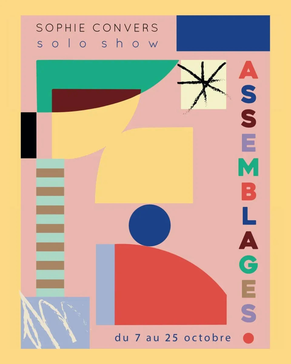 Visuel de « Exposition solo de Sophie Convers : Assemblages », publié par beehiveevents.app