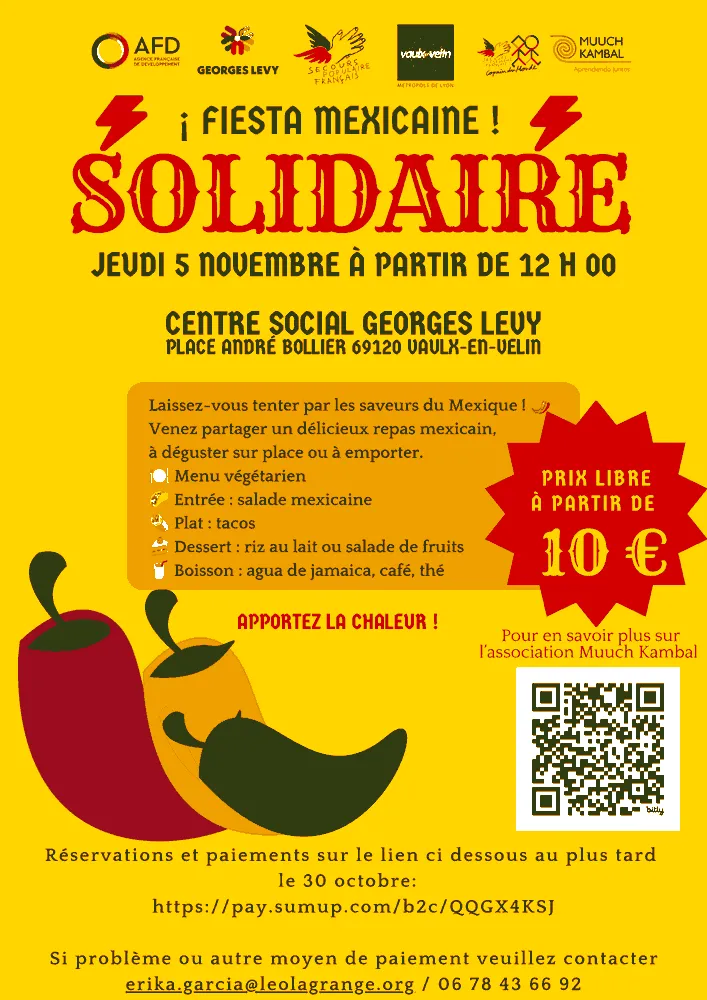 Visuel de « Fiesta mexicana solidaire à Vaulx-en-Velin », publié par Ville de Vaulx-en-Velin