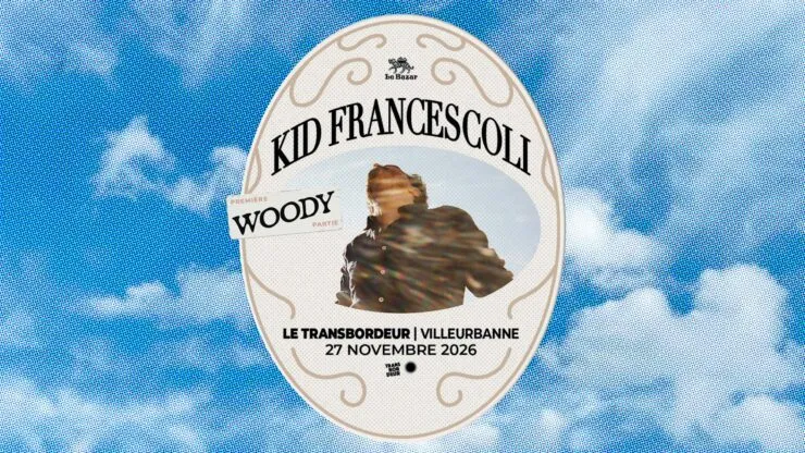 Visuel de « KID FRANCESCOLI + WOODY en concert au Transbordeur », publié par Totaal Rez