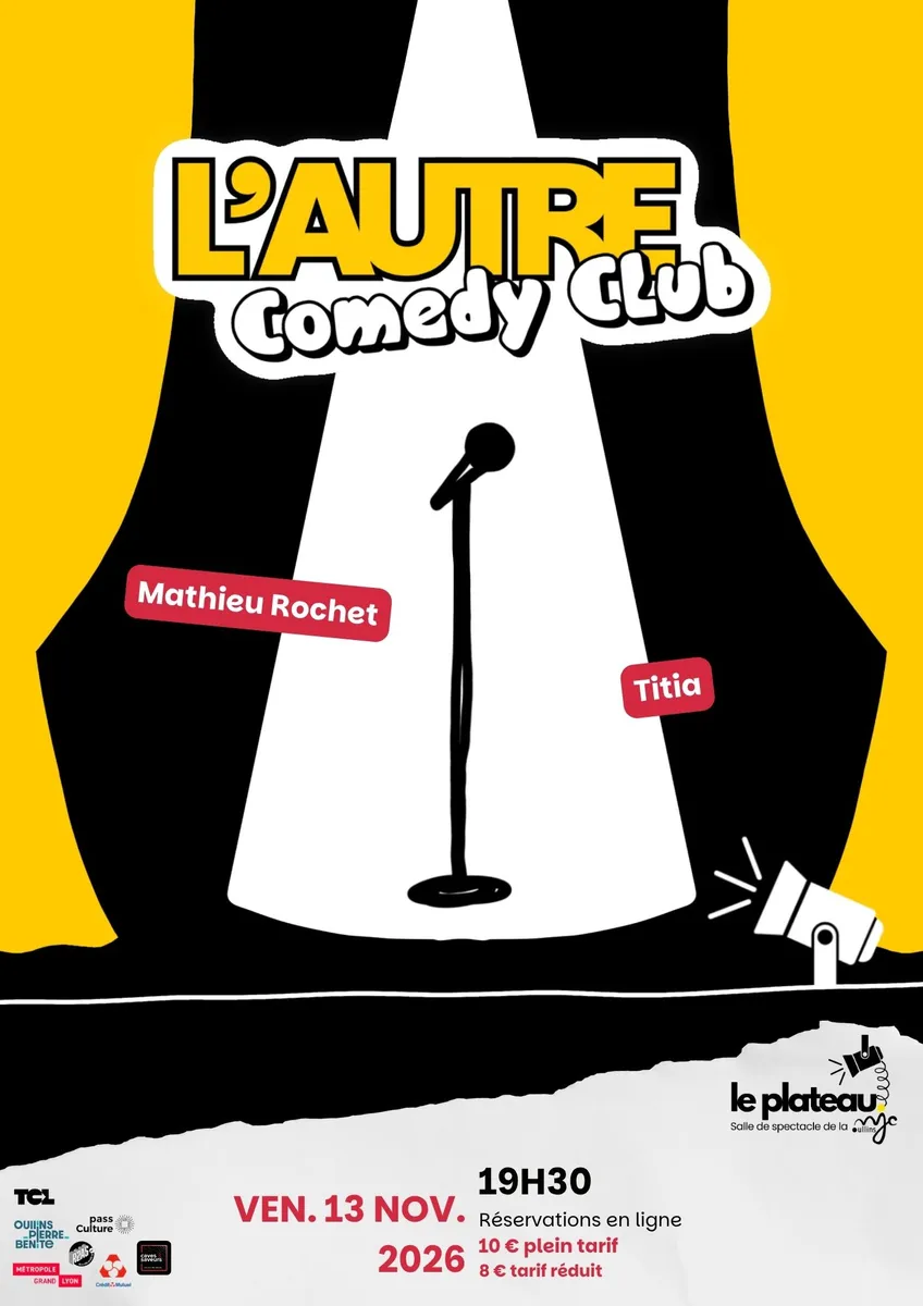 Visuel de « L Autre Comedy Club ! », publié par Le Plateau