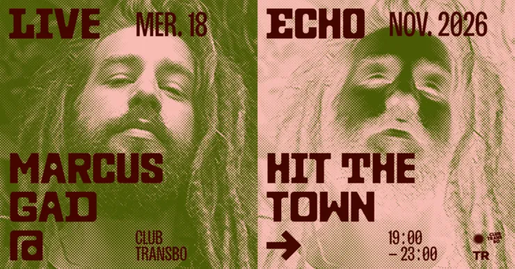 Visuel de « LIVE ECHO : Marcus Gad concert », publié par Totaal Rez