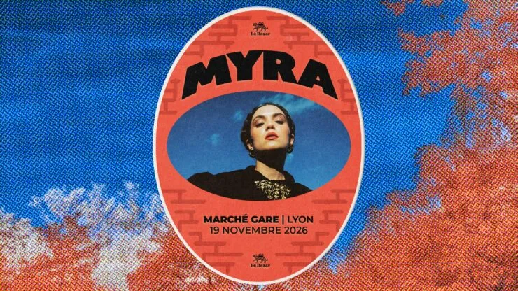Visuel de « MYRA en concert au Marché Gare, Lyon », publié par Totaal Rez