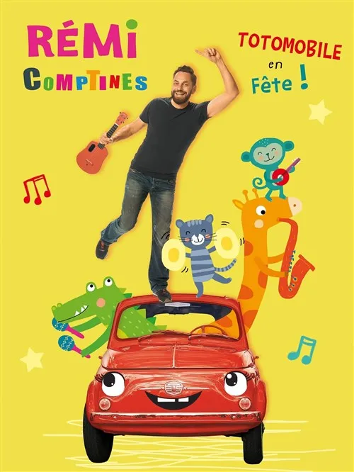 Visuel de « Rémi Comptines : Totomobile En Fête », publié par Bourse du Travail