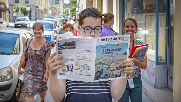 Visuel de « Sur les traces de la Seconde Guerre mondiale au CHRD », publié par lyon.fr