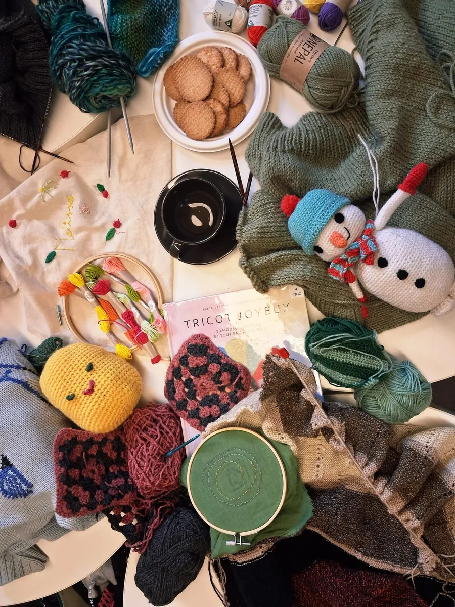 Visuel de « Tricote papote », publié par Le Rize