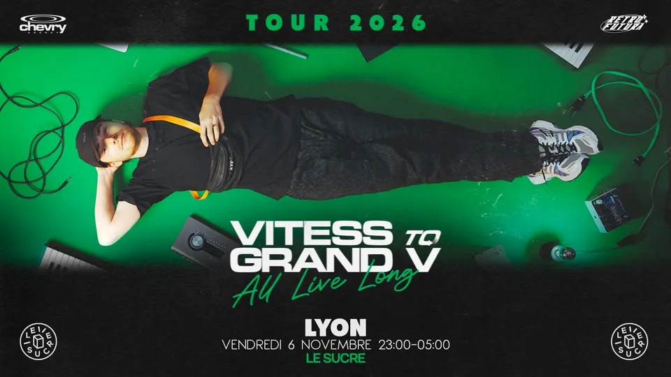 Visuel de « Vitess to Grand V (all live long) », publié par Le Sucre